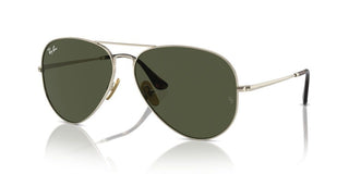 Ray-ban Rb 8089 Unisex Gold Pilot Sunglasses