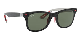 Ray-Ban RB 8395M SCUDERIA FERRARI unisex Black Squared Sunglasses