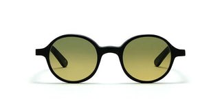 L.G.R REUNION men Black Round Sunglasses