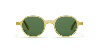 L.G.R REUNION men Yellow Round Sunglasses