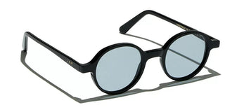 L.G.R REUNION men Black Round Sunglasses