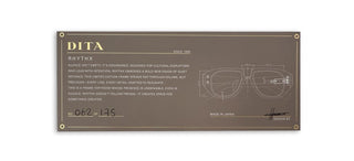 Dita RHYTHX - LIMITED EDITION unisex Black Squared Sunglasses