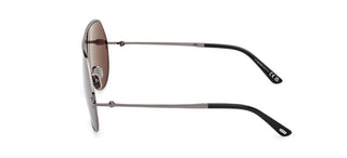 Tom Ford RICKIE-02 FT1281 unisex Ruthenium Pilot Sunglasses
