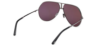 Tom Ford RICKIE-02 FT1281 unisex Ruthenium Pilot Sunglasses