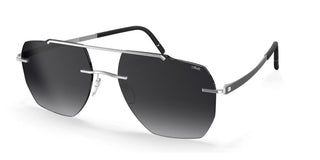 Silhouette RINCON RIMLESS 8746 unisex Silver Pilot Sunglasses