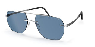 Silhouette RINCON RIMLESS 8746 unisex Silver Pilot Sunglasses