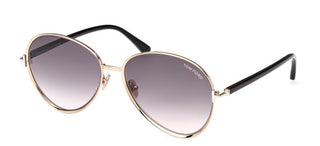 Tom Ford RIO FT 1028 women Rose gold Pilot Sunglasses