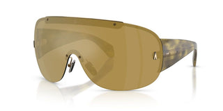Moncler Rizon Me4012 Unisex Havana Shield Sunglasses