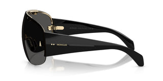 Moncler Rizon Me4012 Unisex Black Shield Sunglasses