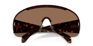 Moncler Rizon Me4012 Unisex Havana Shield Sunglasses