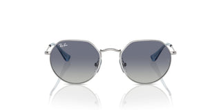 Ray-ban Rj 9565s Junior  Unisex Silver Squared Sunglasses