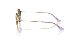 Ray-ban Rj 9565s Junior  Unisex Gold Squared Sunglasses