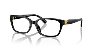 Ralph Lauren Rl 6244u Women Black Rectangle Eyeglasses