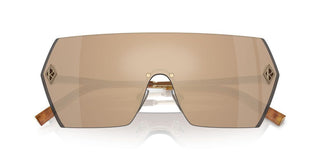 Ralph Lauren Rl 7085 Women Brown Shield Sunglasses