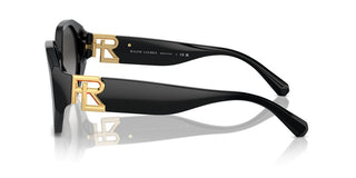 Ralph Lauren Rl 8220 Women Black Butterfly Sunglasses