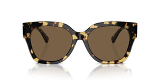 Ralph Lauren Rl 8221 Women Havana Butterfly Sunglasses