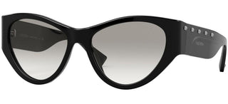 Valentino ROCKSTUD VA 4071 women Black Cat Eye Sunglasses