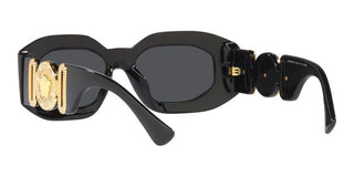 Versace ROCK ICONS VE 4425U men Black Geometric Sunglasses