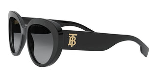 Burberry ROSE BE 4298 women Black Cat Eye Sunglasses