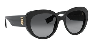 Burberry ROSE BE 4298 women Black Cat Eye Sunglasses