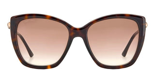 Jimmy Choo ROSE/S women Havana Butterfly Sunglasses