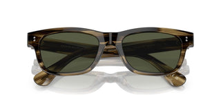 Oliver Peoples Rosson Sun Ov 5540su Unisex Green Squared Sunglasses