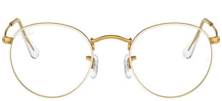 Ray-Ban ROUND METAL RX 3447V unisex White Round Eyeglasses