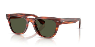 Oliver Peoples RUENY OV 5601SU unisex Havana Squared Sunglasses