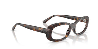 Ray-Ban RX 2221V women Havana Geometric Eyeglasses