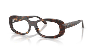 Ray-Ban RX 2221V women Havana Geometric Eyeglasses