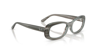 Ray-Ban RX 2221V women Grey Geometric Eyeglasses