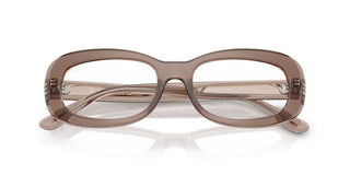 Ray-Ban RX 2221V women Brown Geometric Eyeglasses