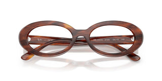Ray-Ban RX 2223V women Havana Oval Eyeglasses