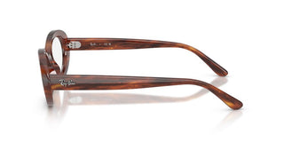 Ray-Ban RX 2223V women Havana Oval Eyeglasses