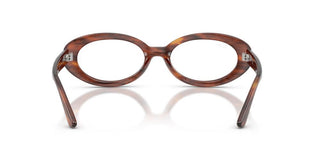 Ray-Ban RX 2223V women Havana Oval Eyeglasses