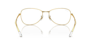 Ray-ban Rx 3733v Unisex Gold Squared Eyeglasses