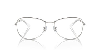 Ray-ban Rx 3733v Unisex Silver Squared Eyeglasses