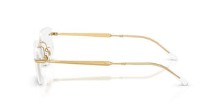 Ray-Ban RX 3768V unisex Gold Rectangle Eyeglasses