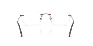 Ray-Ban RX 3768V unisex Red Rectangle Eyeglasses