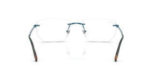 Ray-Ban RX 3768V unisex Blue Rectangle Eyeglasses