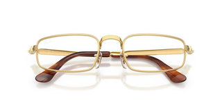 Ray-Ban RX 3927V unisex Gold Rectangle Eyeglasses