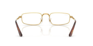 Ray-Ban RX 3927V unisex Gold Rectangle Eyeglasses