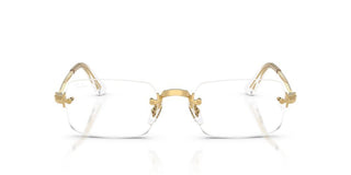 Ray-Ban RX 3928V unisex Gold Rectangle Eyeglasses