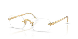 Ray-Ban RX 3928V unisex Gold Rectangle Eyeglasses