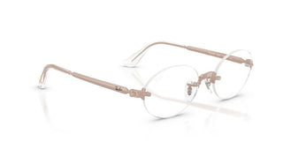 Ray-Ban RX 3929V unisex Pink Round Eyeglasses