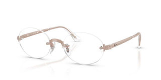Ray-Ban RX 3929V unisex Pink Round Eyeglasses
