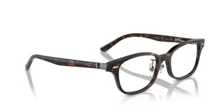 Ray-ban Rx 5427d Unisex Havana Squared Eyeglasses