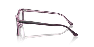 Ray-ban Rx 5433 Unisex Violet Squared Eyeglasses
