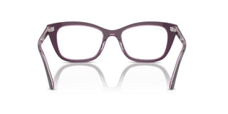 Ray-ban Rx 5433 Unisex Violet Squared Eyeglasses
