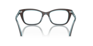 Ray-ban Rx 5433 Unisex Brown Squared Eyeglasses